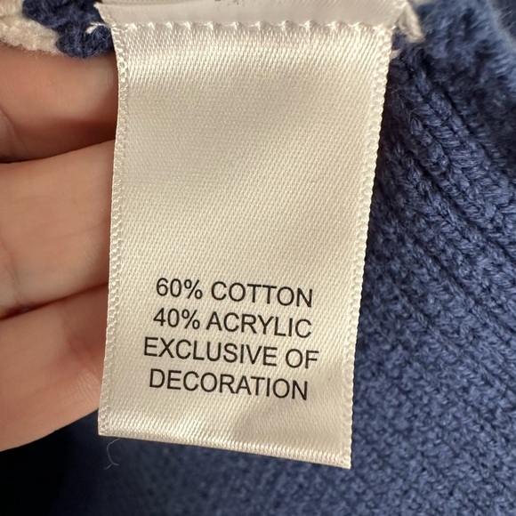 NWT KERRI ROSENTHAL knit striped embroidered font graphic V neck knit sweater M - Picture 6 of 12